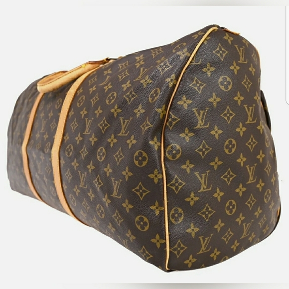 🌬LOUIS VUITTON Keepall 60 Travel Hand Bag Monogra - Picture 2 of 16